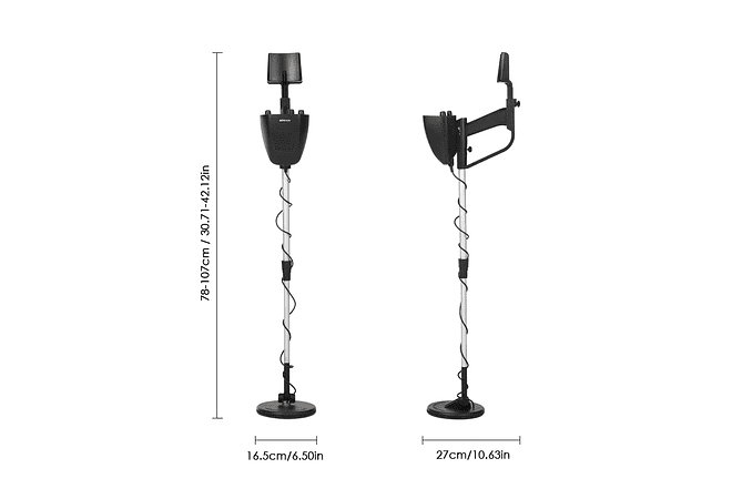 IMP0101- Detector De Metal Subterrâneo, GTX5030 MD4030 GC-1016A 