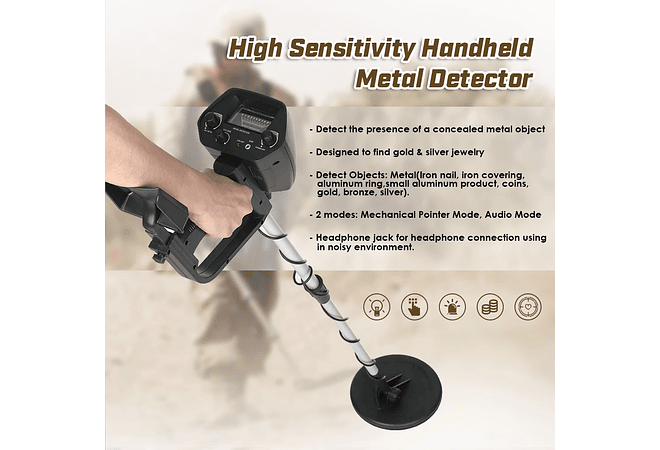 IMP0101- Detector De Metal Subterrâneo, GTX5030 MD4030 GC-1016A 