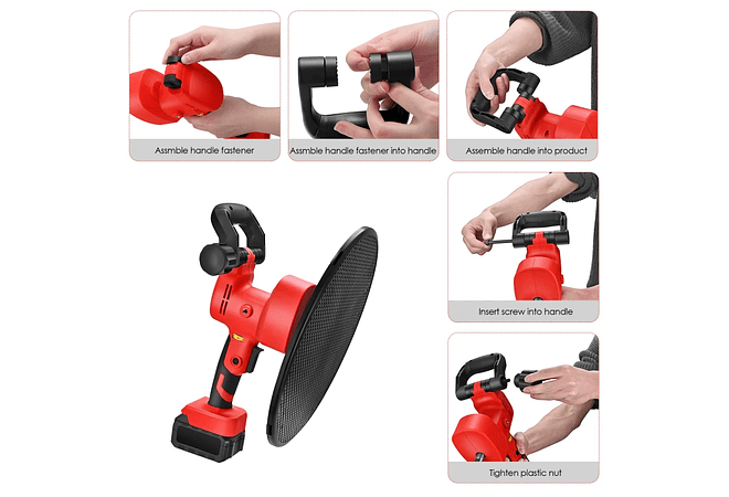 IMP0102- Máquina de Polimento de argamassa de cimento automático de mistura e emplastro 2-em-1 máquina 1700w, 48v 