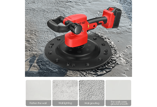 IMP0102- Máquina de Polimento de argamassa de cimento automático de mistura e emplastro 2-em-1 máquina 1700w, 48v 