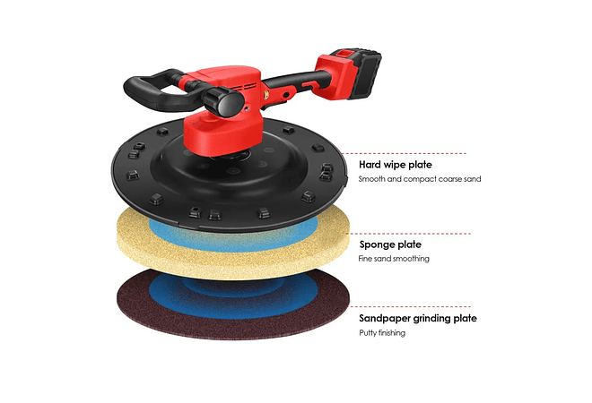IMP0102- Máquina de Polimento de argamassa de cimento automático de mistura e emplastro 2-em-1 máquina 1700w, 48v 