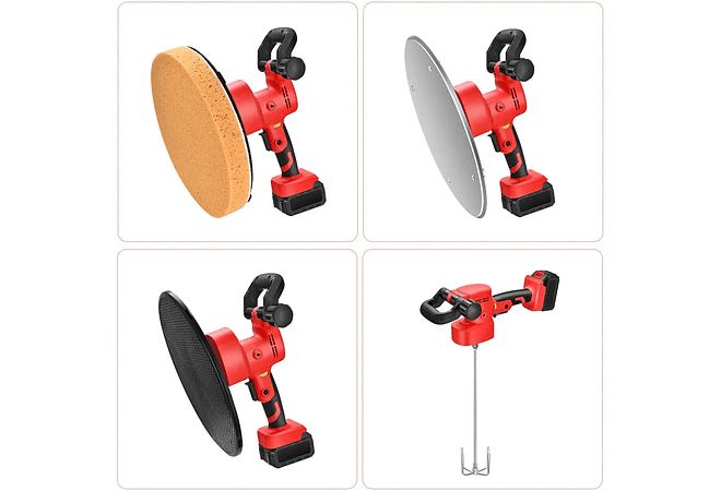 IMP0102- Máquina de Polimento de argamassa de cimento automático de mistura e emplastro 2-em-1 máquina 1700w, 48v 