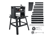 IMP0108- Vevor plaina elétrica 12/12.5/13 polegada com suporte &amp; poeira exaustão 1800w 8000rpm