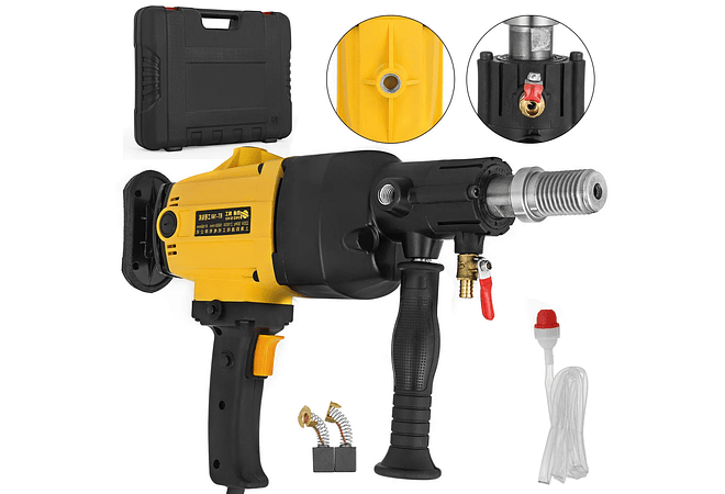 IMP0109- Vevor Broca de diamante de perfuração 1880w 2180w handheld diamante núcleo broca equipamento concreto 110mm 130mm 160mm 180mm molhado/seco 