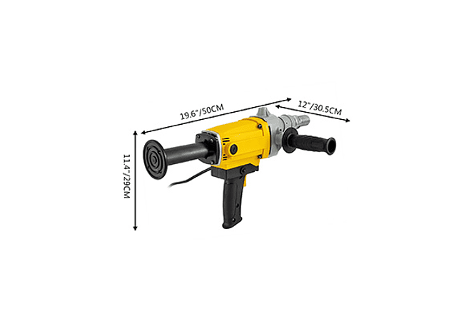 IMP0109- Vevor Broca de diamante de perfuração 1880w 2180w handheld diamante núcleo broca equipamento concreto 110mm 130mm 160mm 180mm molhado/seco 