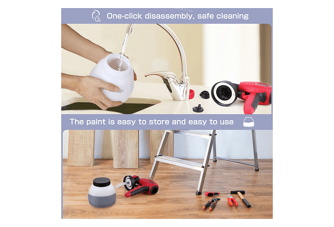 IMP0111- Meterk 800w pistola elétrica 1300ml grande capacidade de alta potência pulverizador da pintura 3 tamanhos do bocal ferramentas elétricas ajustáveis