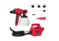 IMP0111- Meterk 800w pistola elétrica 1300ml grande capacidade de alta potência pulverizador da pintura 3 tamanhos do bocal ferramentas elétricas ajustáveis