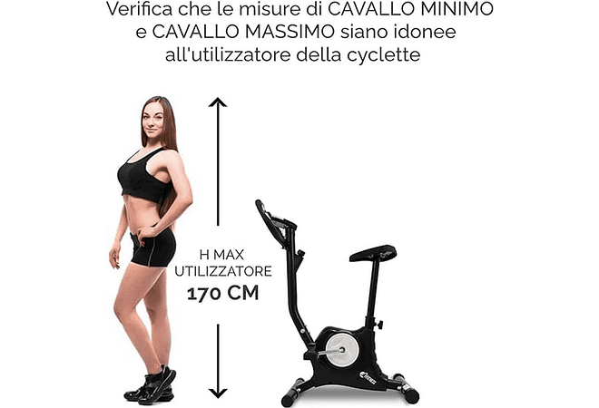 IMP0120- Bicicleta de exercício com cardio Gym Fitness Trainer, equipamento desportivo, treino corporal, resistência muscular e das pernas