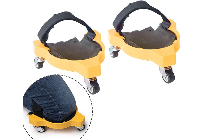 IMP0127- Joelheiras com rodas para piso de Trabalho, Proteção Multifuncional para o Joelho 