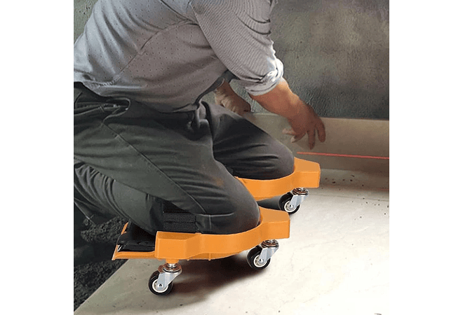 IMP0127- Joelheiras com rodas para piso de Trabalho, Proteção Multifuncional para o Joelho 