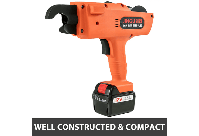 IMP0128- VEVOR 12V Broca sem fio, Vergalhão Tier Encadernação Máquina Automática Handheld Rebar Amarrando Bateria De Lítio Fio Sem Fio