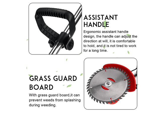 IMP0129- Cortador de Relva Elétrico sem fios 42vf 1880wcom 2 baterias lítio