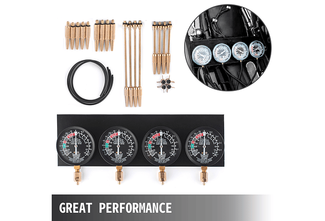 IMP0130-   Kit de ferramentas-  Sincronizador Carburador combustível a vácuo   com mangueira borracha