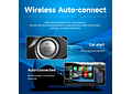 IMP0131- Adaptador Auto Android Sem Fio CarlinKit, Apple CarPlay, Ai Box, Dongle USB, Audi, VW, Benz, Kia, Honda, Toyota, Ford, 5.0, 4.0