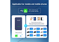 IMP0131- Adaptador Auto Android Sem Fio CarlinKit, Apple CarPlay, Ai Box, Dongle USB, Audi, VW, Benz, Kia, Honda, Toyota, Ford, 5.0, 4.0