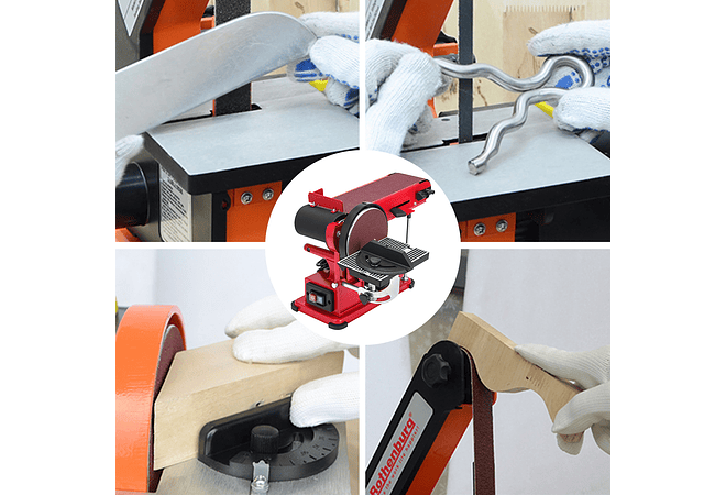 IMP0133- Lixadeira de Disco elétrico de mesa combo 1420rpm - Vevor 375w 6in 