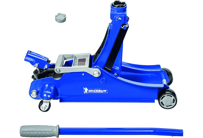 IMP0135 -MICHELIN 92416 Gato Hidráulico, Capacidade de Carga 1800 kg, Azul