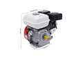 IMP0136- Motor a gasolina Rotavator, Arrefecimento a ar, 4 motores Stroke, 1 cilindro, Motor Kart 7.5HP, Lavadora a pressão, 5100W, 3600rpm