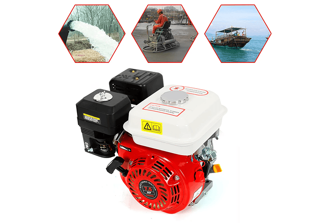 IMP0136- Motor a gasolina Rotavator, Arrefecimento a ar, 4 motores Stroke, 1 cilindro, Motor Kart 7.5HP, Lavadora a pressão, 5100W, 3600rpm