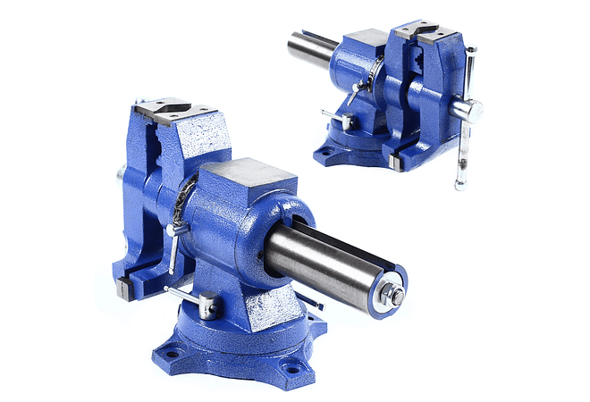 IMP0137-  Bancada Vice Para Fresadoras de Mesa Profissional 360 ° -  100mm