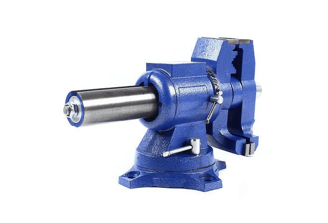 IMP0137-  Bancada Vice Para Fresadoras de Mesa Profissional 360 ° -  100mm