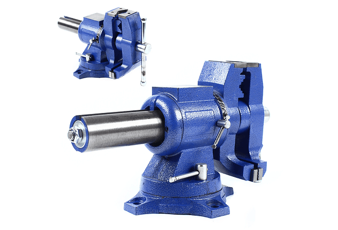 IMP0137-  Bancada Vice Para Fresadoras de Mesa Profissional 360 ° -  100mm