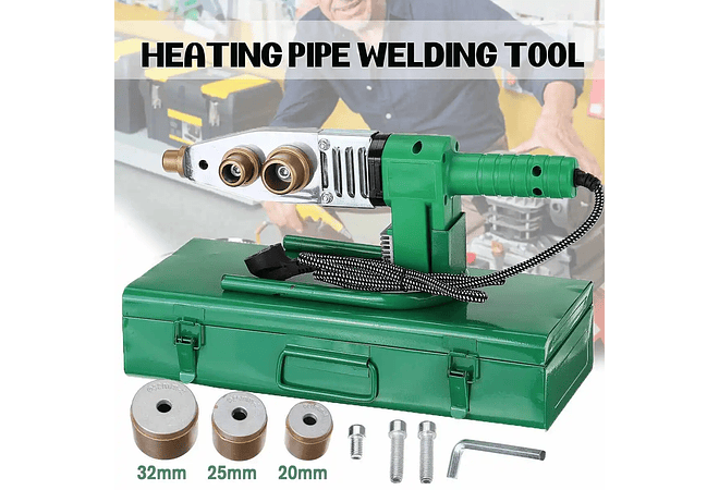IMP0138- Máquina de soldar de aquecimento para canos de plástico, 20/25/32mm, ppr, pe, pp, 