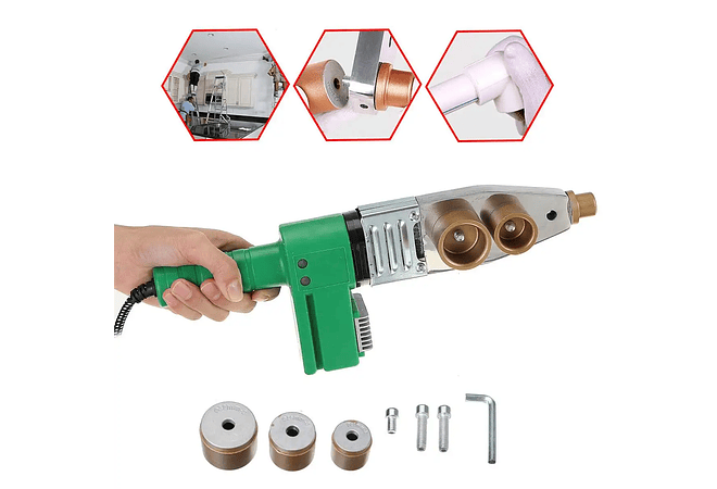 IMP0138- Máquina de soldar, 20/25/32mm, ppr, pe, pp, para canos de plástico