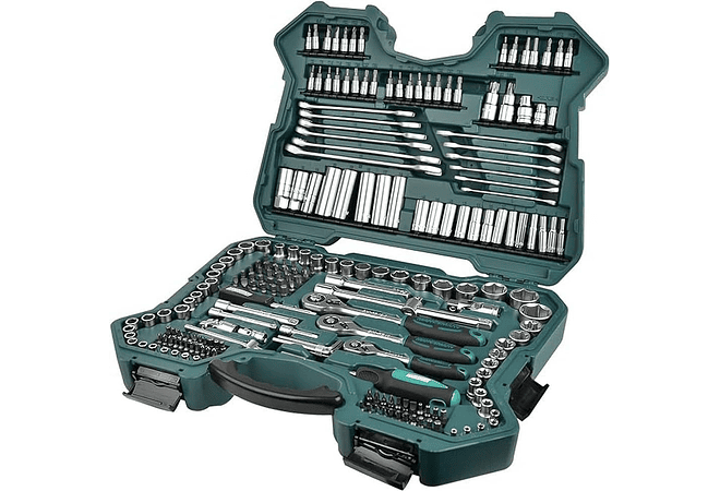 IMP0141 - Mala com chaves e outras ferramentas tamanho: 12x36x51 cm),- Mannesmann M98430