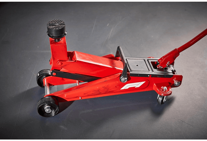 IMP0149- Macaco hidráulico para veículos todo-o-terreno Formula 1, 3 toneladas, com pega, superfície de apoio rotativa de 360°, 