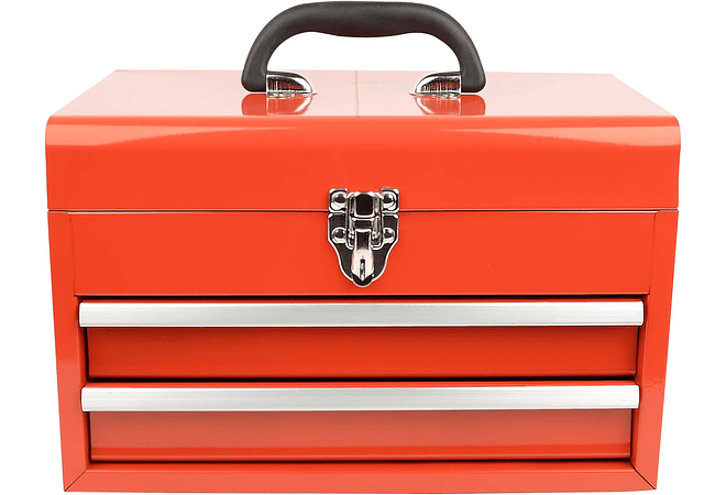  IMP0150- Caixa de ferramentas equipada com 155 peças -- Mannesmann M29066