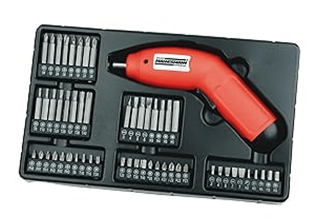  IMP0150- Caixa de ferramentas equipada com 155 peças -- Mannesmann M29066