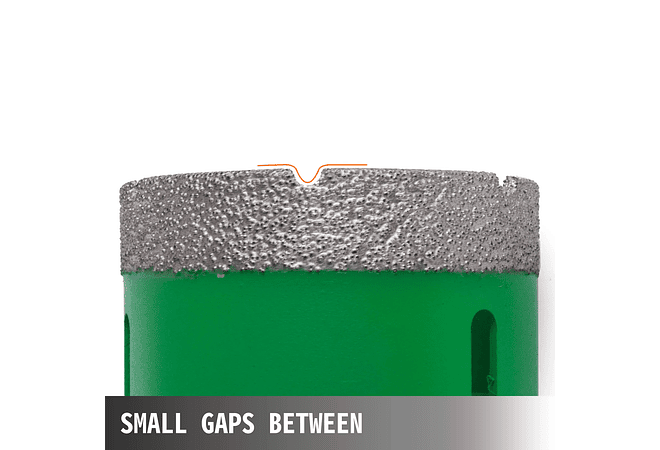 IMP0151- Vevor diamante perfuração núcleo bit m14 thread cerâmica telha buraco viu broca conjunto com caso para perfuração em granito mármore porcelana