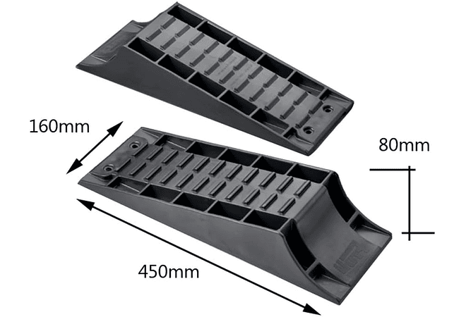 IMP0156- - Conjunto de rampas de Nivel (2 Unidades. Carga máxima 2000 kg)- Maypole 