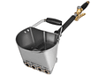 IMP0158-  Pistola de pulverizador de argamassa 4-jet 3kw parede stucco pá funil - Vevor