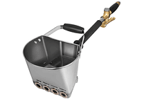 IMP0158-  Pistola de pulverizador de argamassa 4-jet 3kw parede stucco pá funil - Vevor