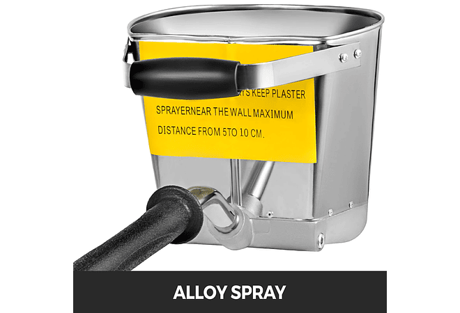 IMP0158-  Pistola de pulverizador de argamassa 4-jet 3kw parede stucco pá funil - Vevor