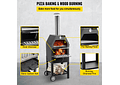 IMP0159- Forno para ar livre, com rodas e alças 12 &quot; (forno de pizza, assados...) -Vevor