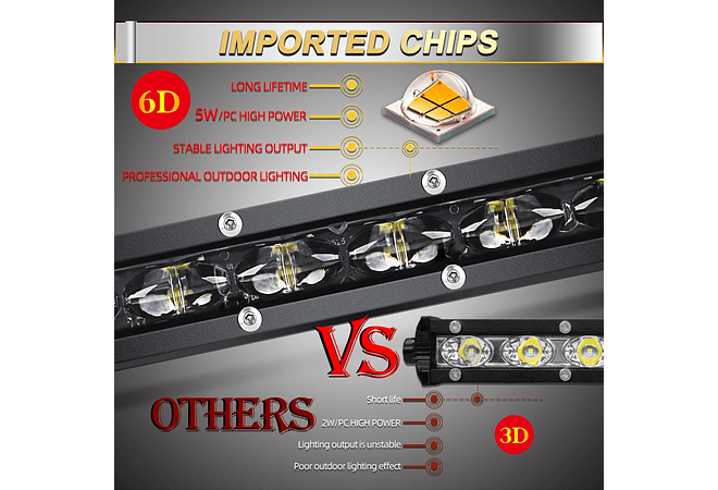 IMP0160- Barra LED para carros , 32 &quot;, 150W, 4x4, Lada Niva, trator, barco, 12V, 24V
