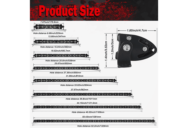 IMP0160- Barra LED para carros , 32 &quot;, 150W, 4x4, Lada Niva, trator, barco, 12V, 24V