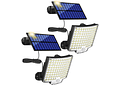 IMP0168- Luz solar para exterior, MPJ 106 LED, com detetor de movimento, IP65, à prova de água, luz de parede para jardim com cabo de extensão de 5 m