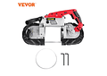 IMP0170- Serra de banda portátil sem fio, capacidade de corte, velocidade variável, motor 10Amp, corte profundo, metal, madeira, tubos, vergalhões- VEVOR