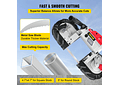 IMP0170- Serra de banda portátil sem fio, capacidade de corte, velocidade variável, motor 10Amp, corte profundo, metal, madeira, tubos, vergalhões- VEVOR