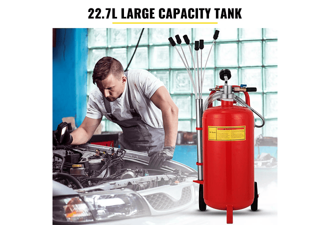 IMP0171- Compressor Pneumático 22.7 litros, exaustor de óleo do tanque - Vevor 