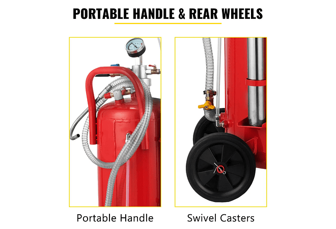 IMP0171- Compressor Pneumático 22.7 litros, exaustor de óleo do tanque - Vevor 