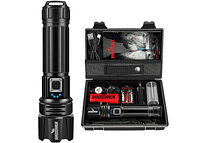 IMP0174- Lanternas LED Shadowhawk de alta potência 20000 lúmenes,  recarregável por USB, lanterna alimentada por bateria XHP70.2