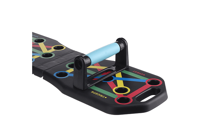 IMP0176 - Tábua de flexões dobrável multifuncional 14 em 1, suporte de flexões colorido, construção muscular, academia de ginástica