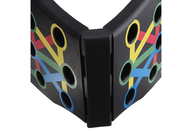 IMP0176 - Tábua de flexões dobrável multifuncional 14 em 1, suporte de flexões colorido, construção muscular, academia de ginástica