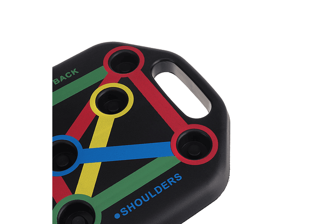 IMP0176 - Tábua de flexões dobrável multifuncional 14 em 1, suporte de flexões colorido, construção muscular, academia de ginástica