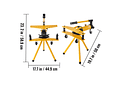 IMP0187- Integral Manual Hidráulico Tubo Bender Dia 13-34mm com 6 Dies Kit 10Ton Multifunções Aço Tubo De Cobre Ferramenta De Dobra- VEVOR SWG-1